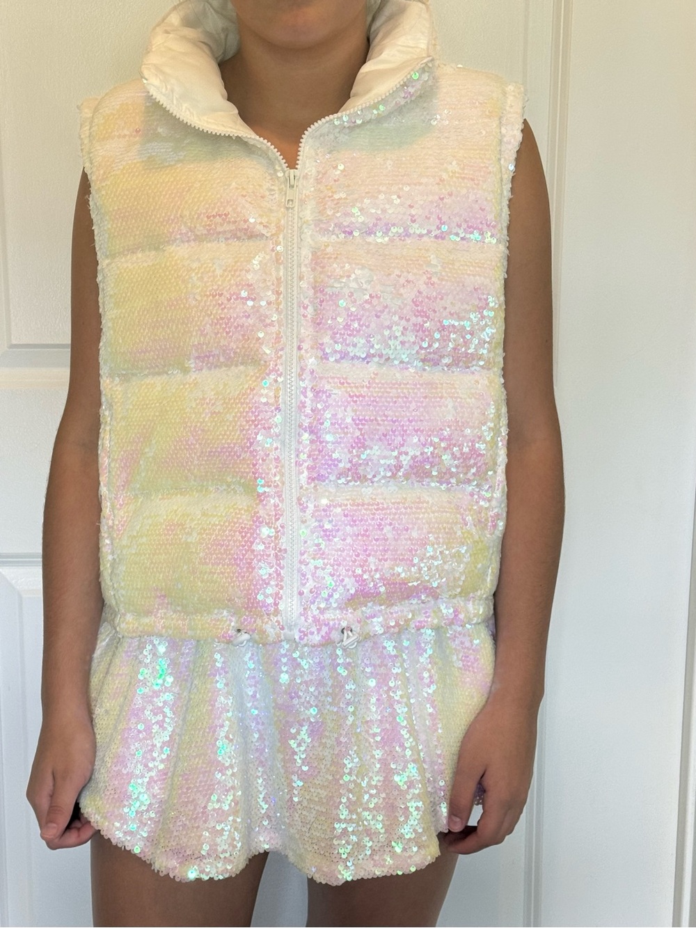 Iridescent Sequin Skirt